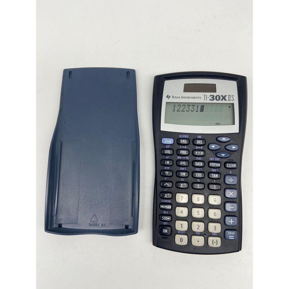 Texas Instruments TI-30XIIS Scientific Calculator Blue 2-Line Display